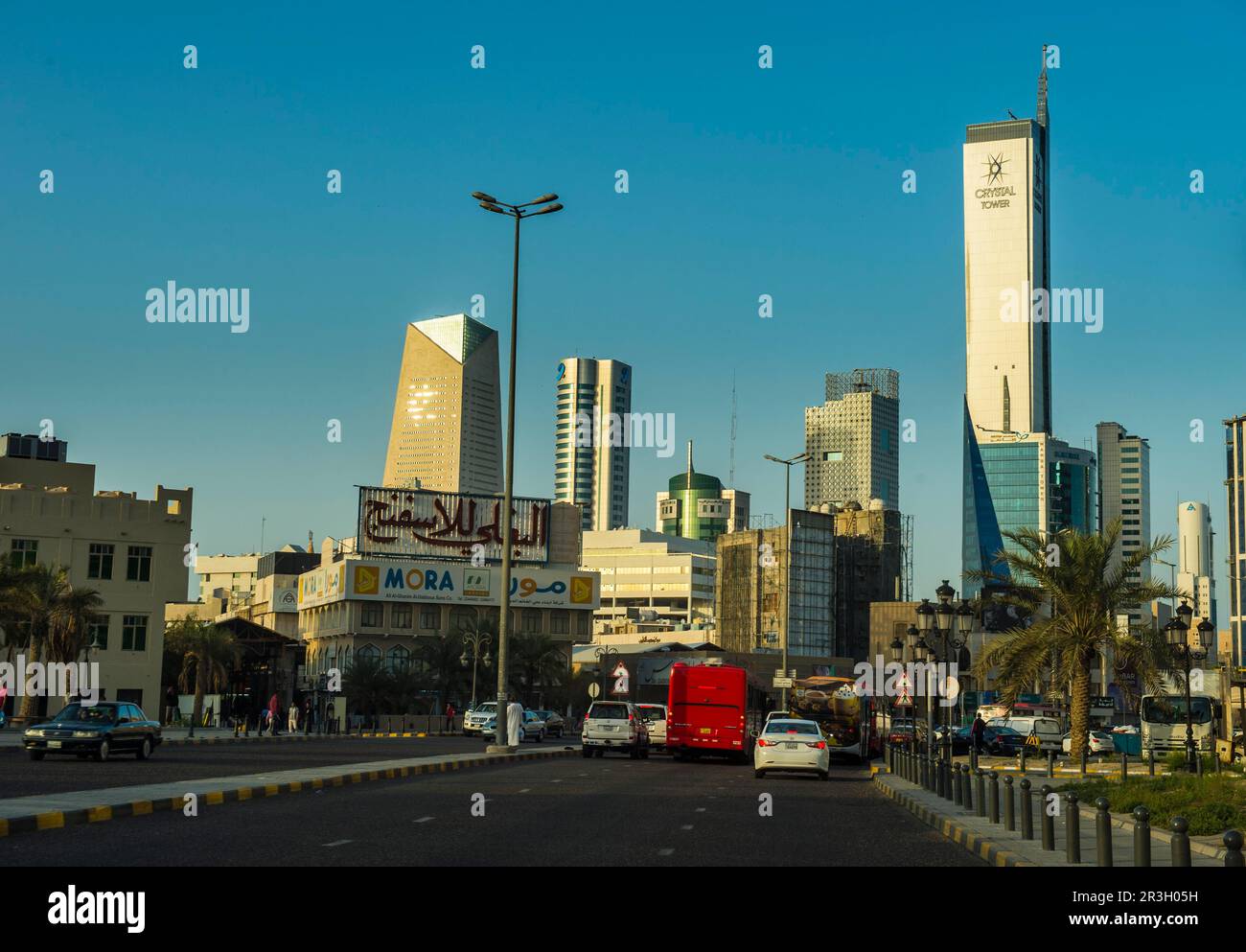 L'horizon de la ville de Koweït, Koweït Banque D'Images