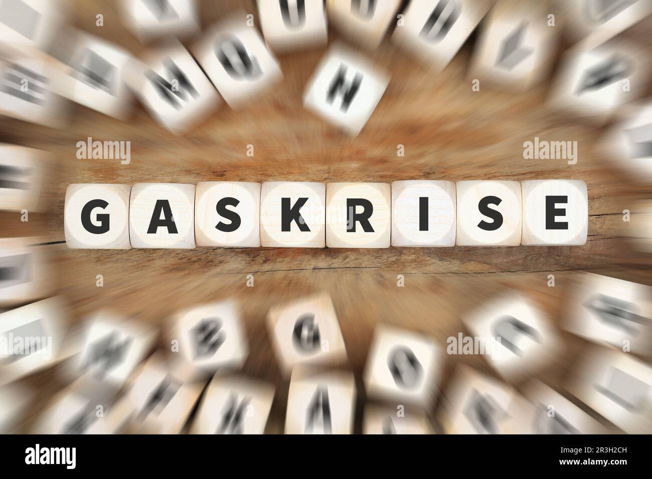 Crise du gaz icône de crise du gaz image coût de l'approvisionnement en énergie comme concept d'affaires sur dés Banque D'Images