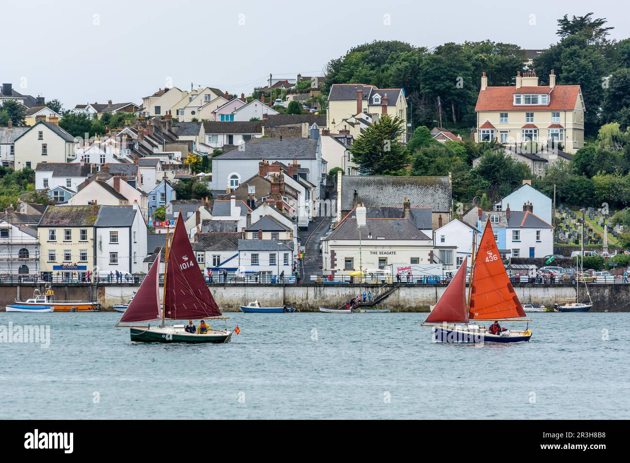 Navigation dans l'estuaire de Torridge et Taw Banque D'Images