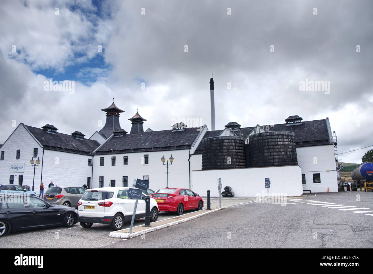 Dalwhinnie, whisky, distillerie, Inverness-shire, Highland, Écosse, Grande-Bretagne Banque D'Images