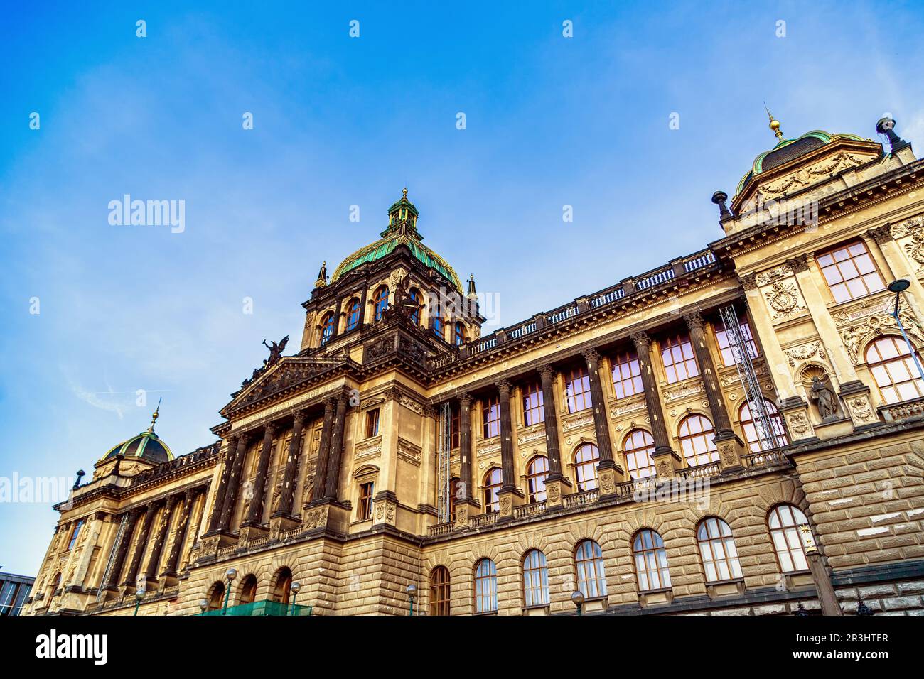 La place Venceslas à Prague Banque D'Images