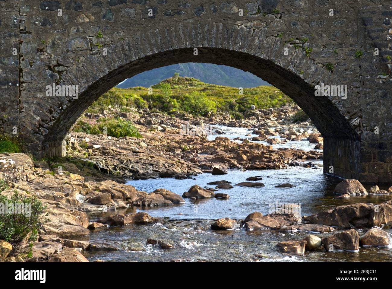 Sligachan, île de Skye, Highland, Écosse, Grande-Bretagne Banque D'Images