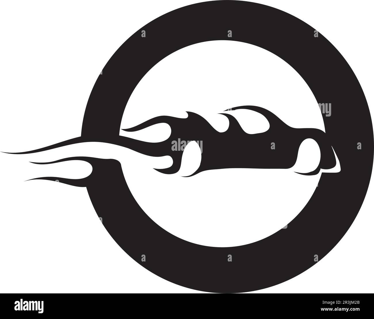 Feu flamme logo nature et symboles modèle icônes Illustration de Vecteur