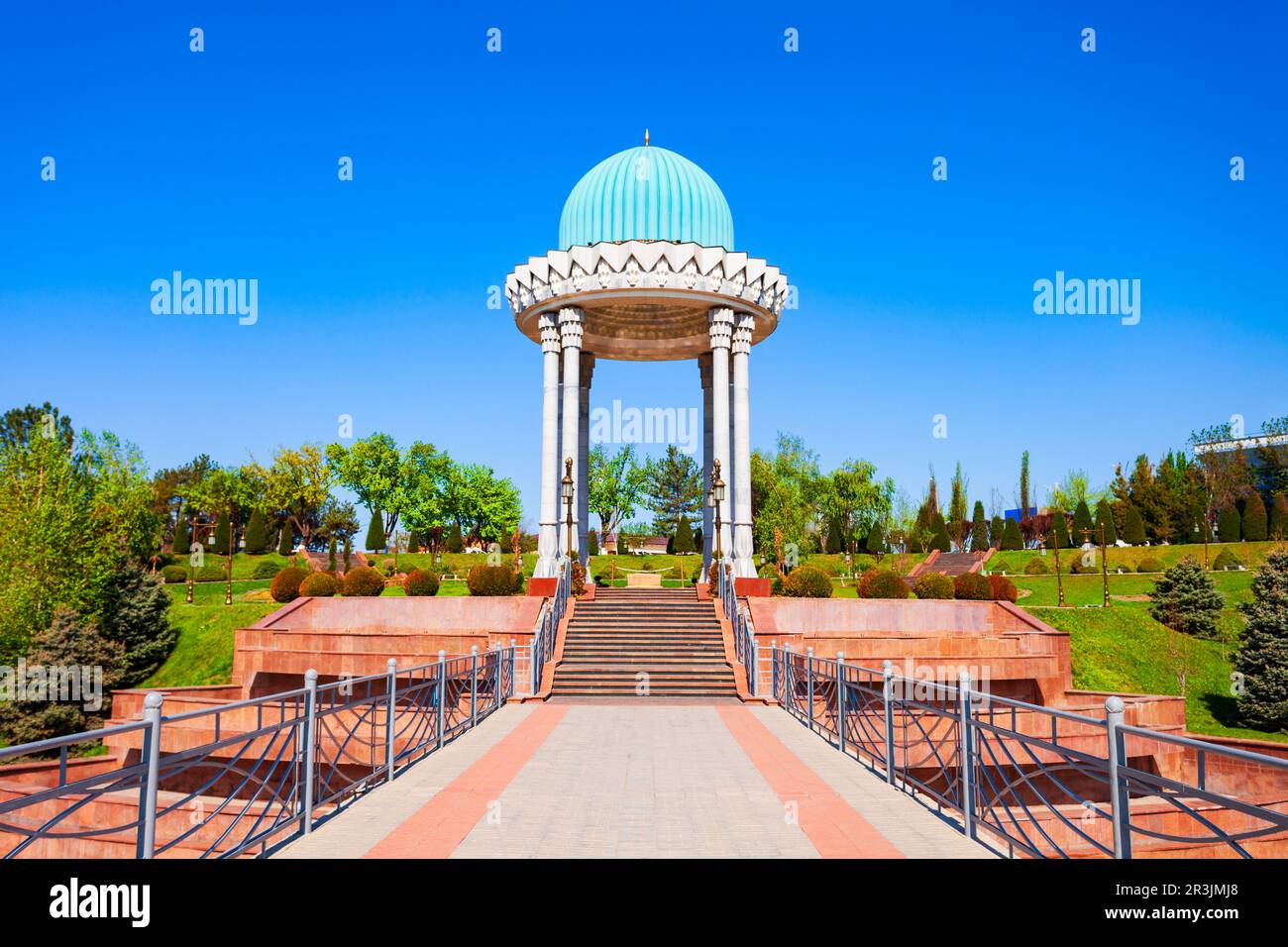 Complexe commémoratif et parc à la mémoire des victimes de la répression politique dans la ville de Tachkent, en Ouzbékistan Banque D'Images