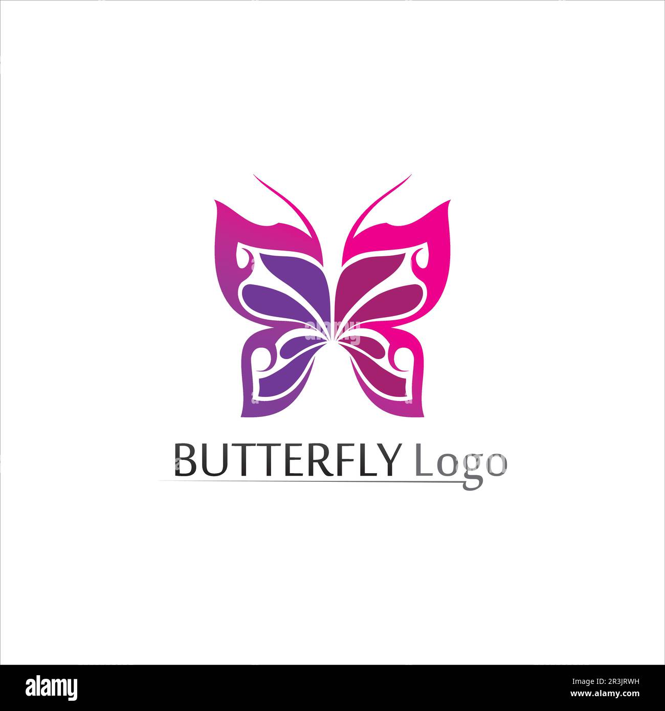 Papillon Beauté conception icône vecteur Illustration de Vecteur