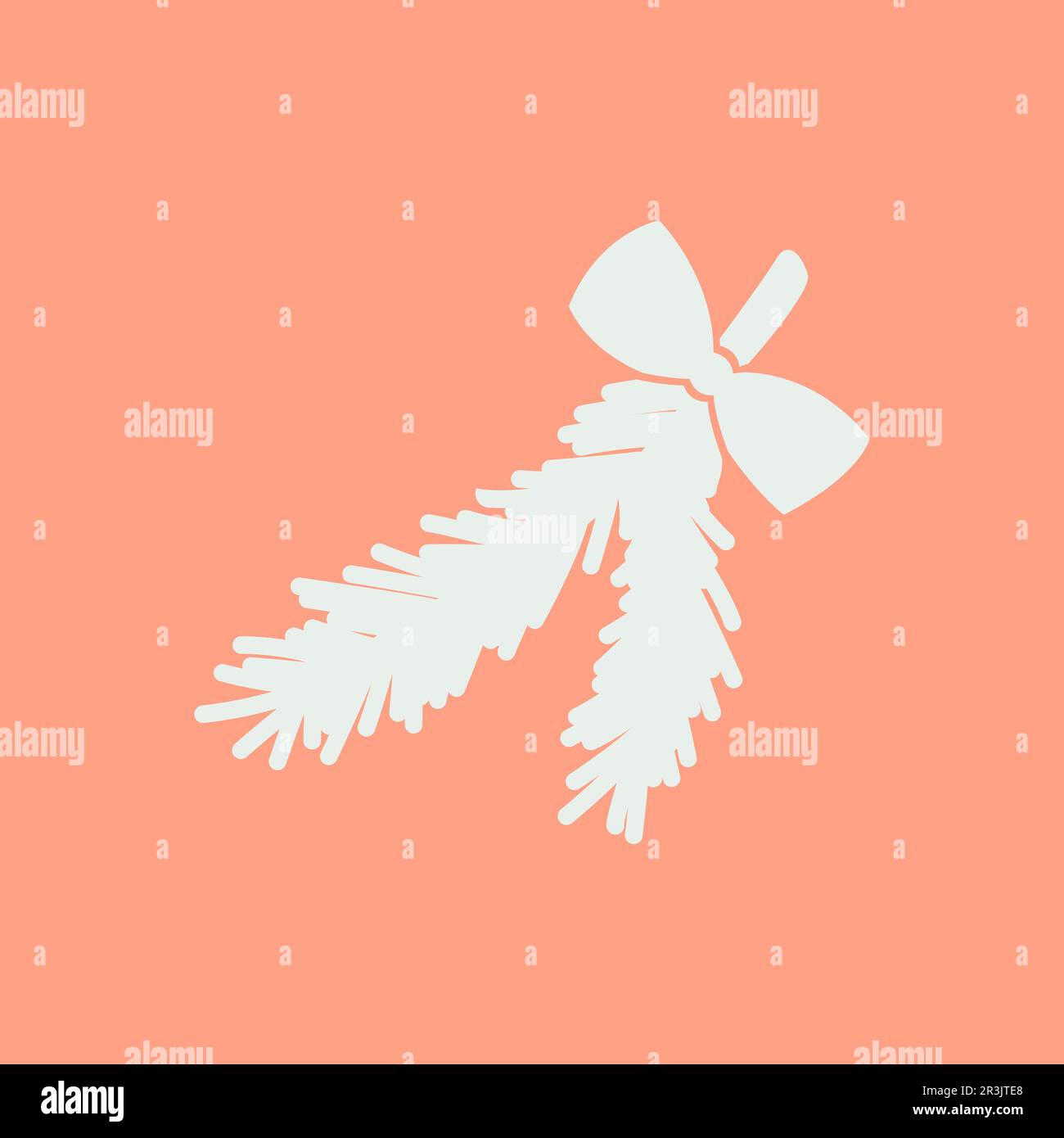 Branche de noël abstrait, élément de Noël - vecteur Banque D'Images