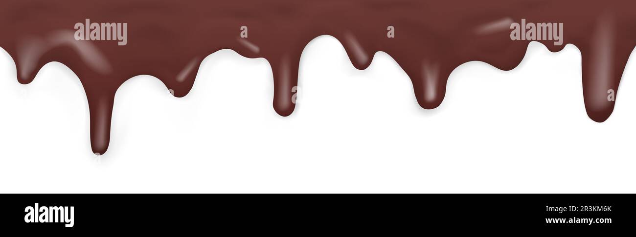 Caramel foncé, motif sur fond blanc - Vector Banque D'Images