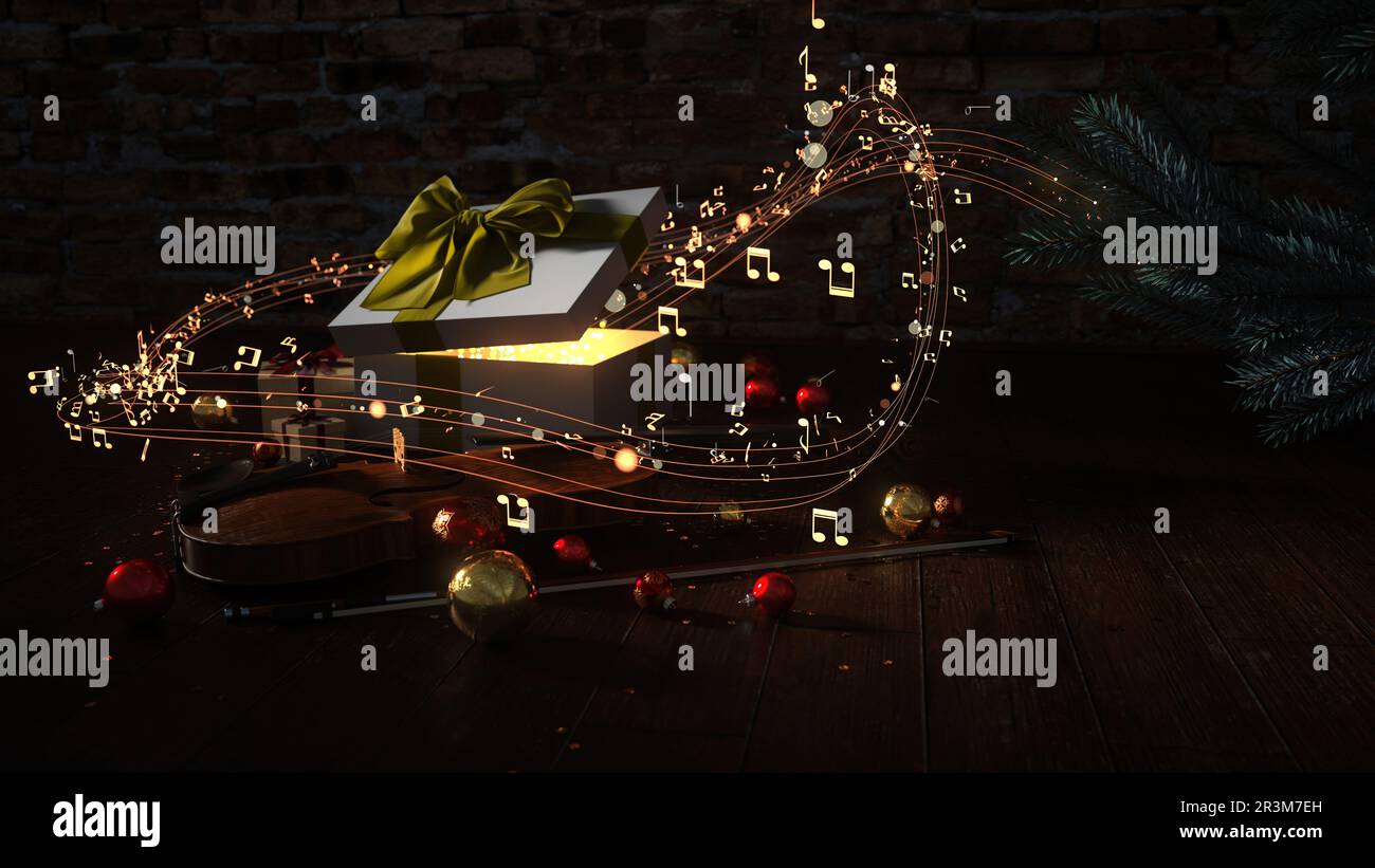 Des chants de Noël Banque D'Images