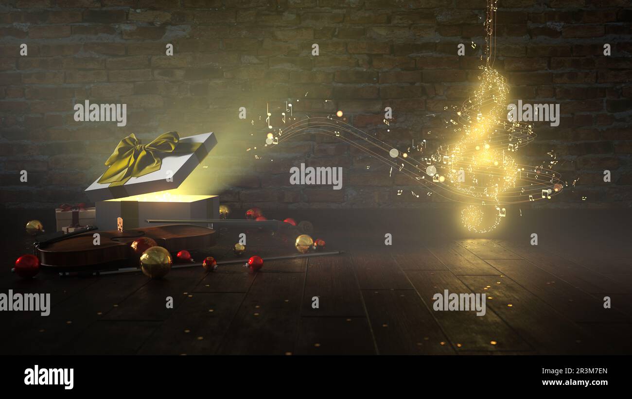 Des chants de Noël Banque D'Images