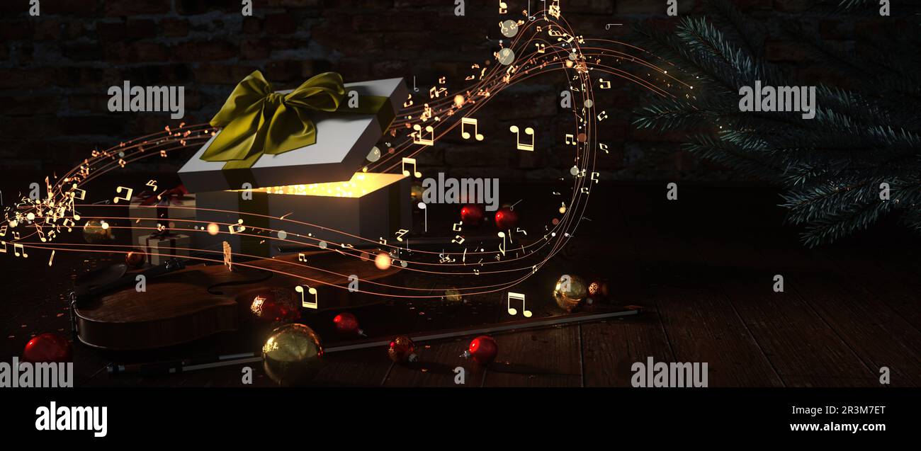 Des chants de Noël Banque D'Images