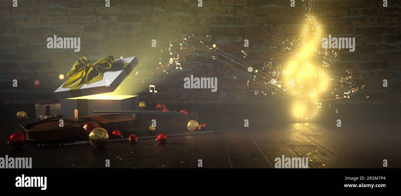 Des chants de Noël Banque D'Images