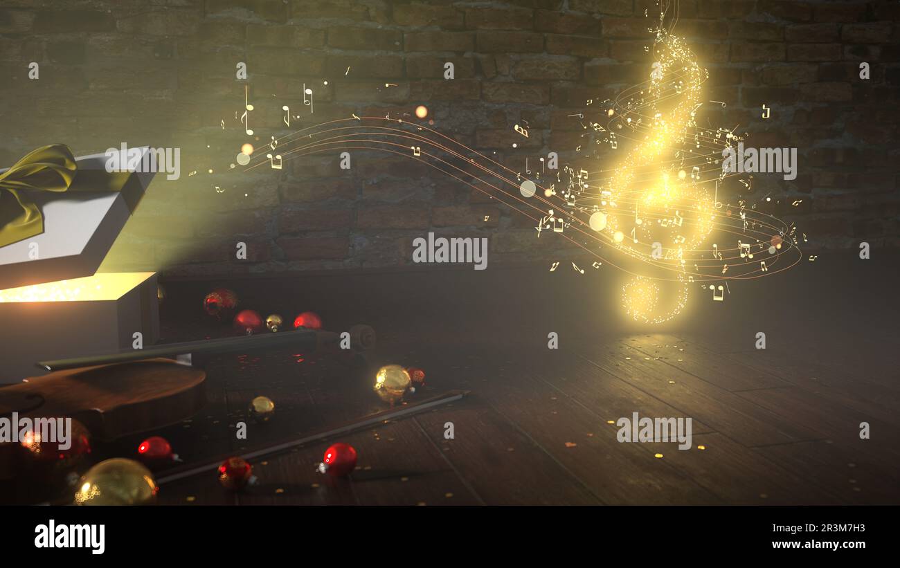 Des chants de Noël Banque D'Images