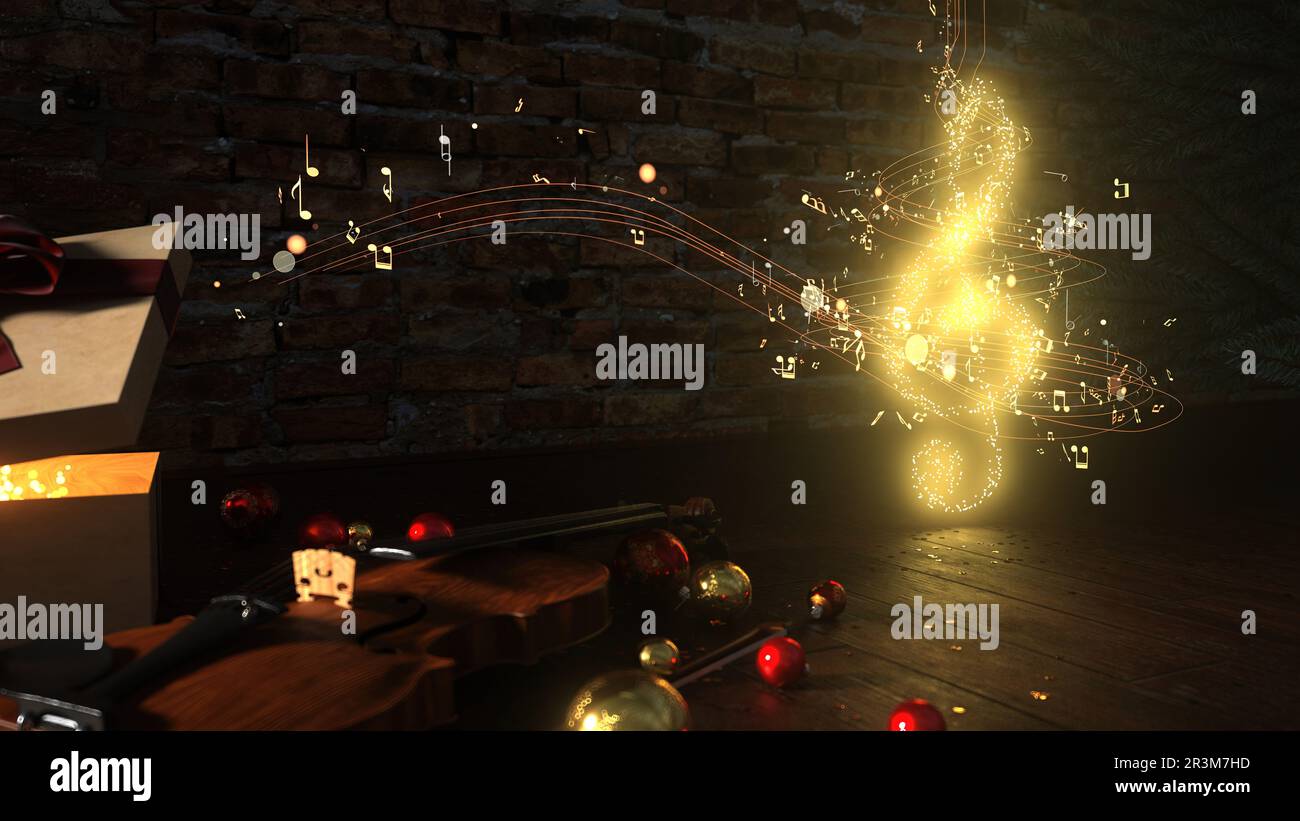 Des chants de Noël Banque D'Images