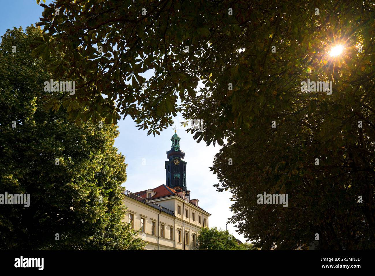 Weimar City Palace, Weimar classique, site classé au patrimoine mondial de l'UNESCO, Weimar, Thuringe, Allemagne, Europe Banque D'Images