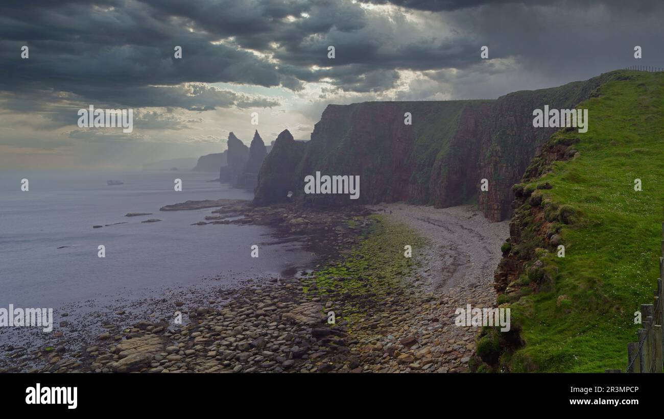 Afficher les piles de tête Duncansby Banque D'Images