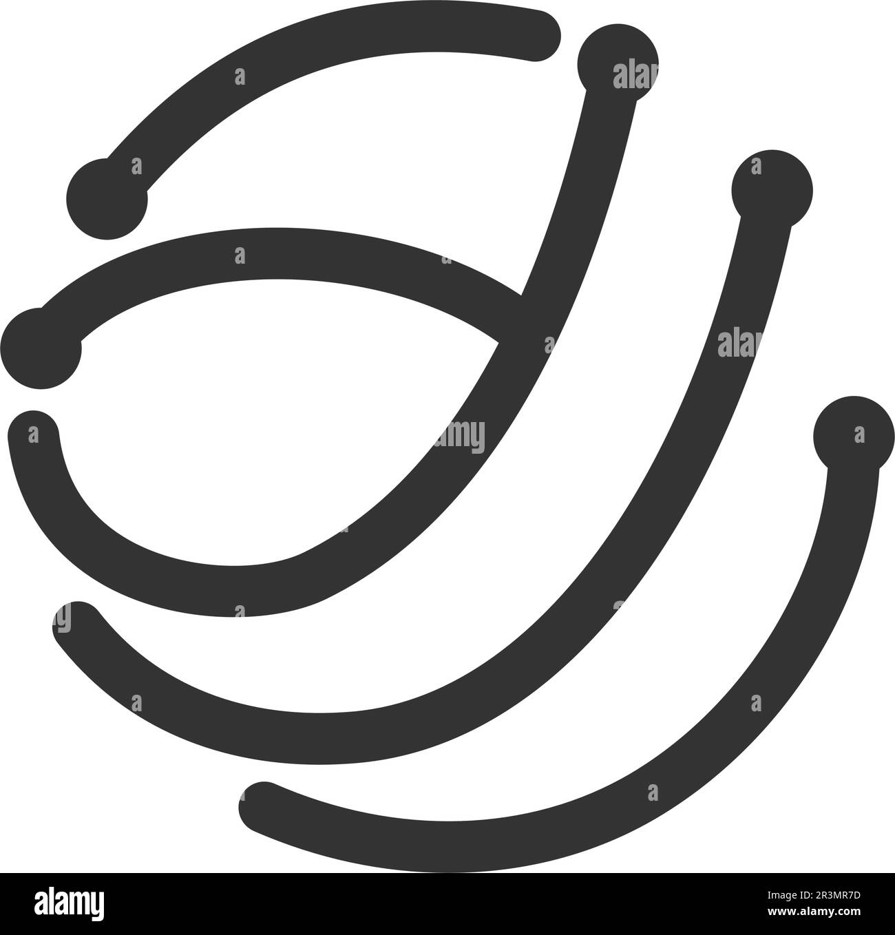 modèle de logo logiciel. Icône Illustration identité de la marque. Illustration isolée et plate. Graphique vectoriel Illustration de Vecteur