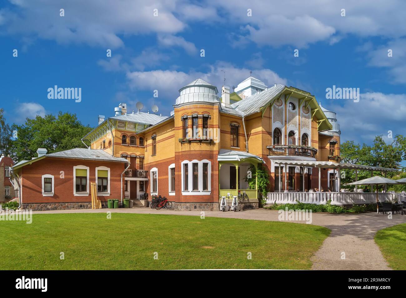 Villa Ammende, Parnu, Estonie Banque D'Images