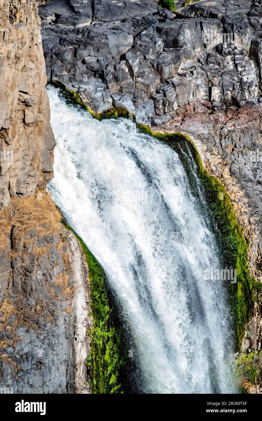 La Palouse Falls dans l'Est de Washington, USA Banque D'Images