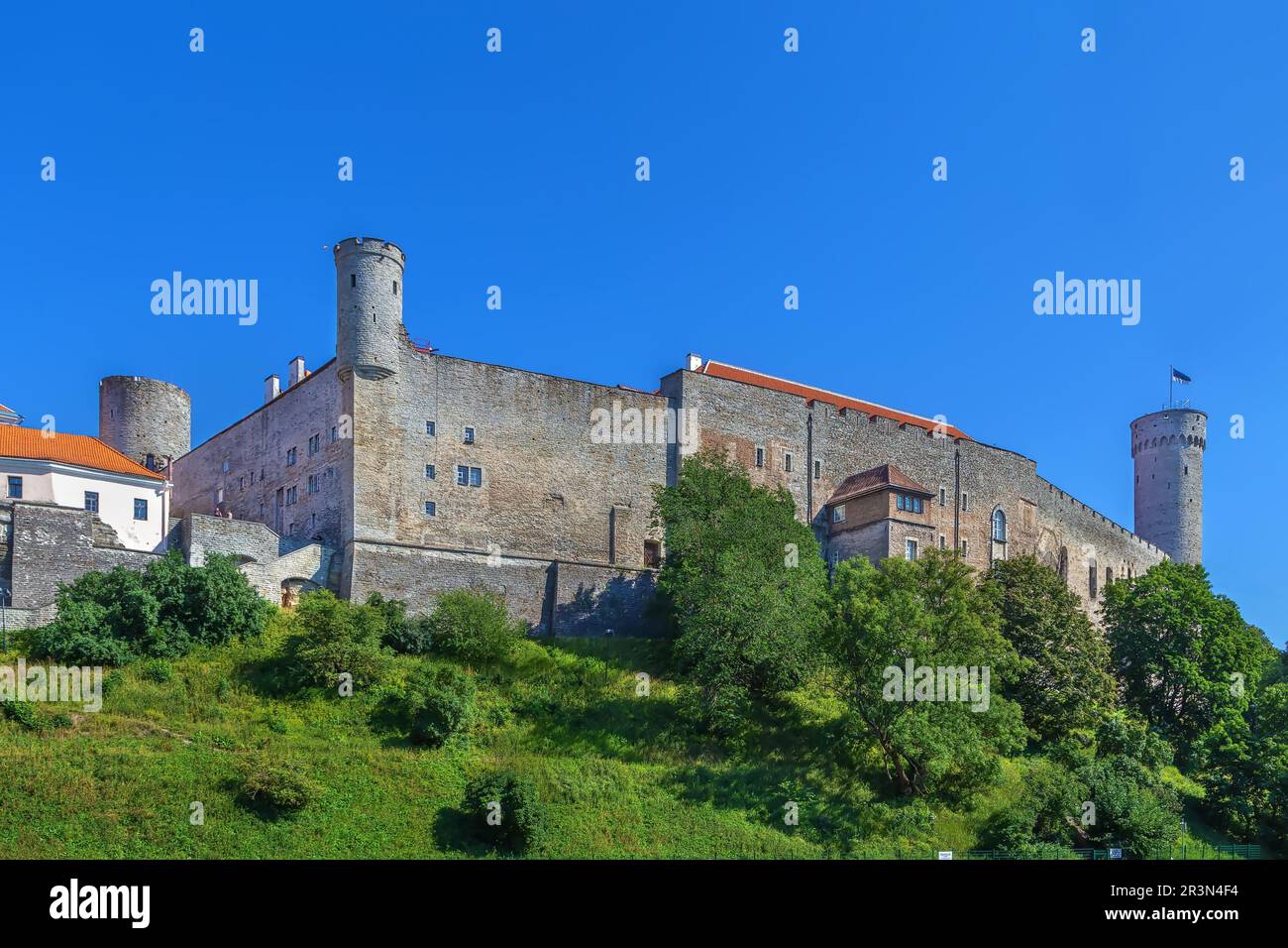 Château de Toompea, Tallinn, Estonie Banque D'Images