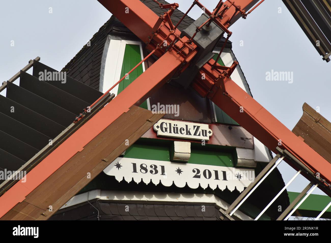 Moulin à vent Bergedorf à Hambourg Banque D'Images