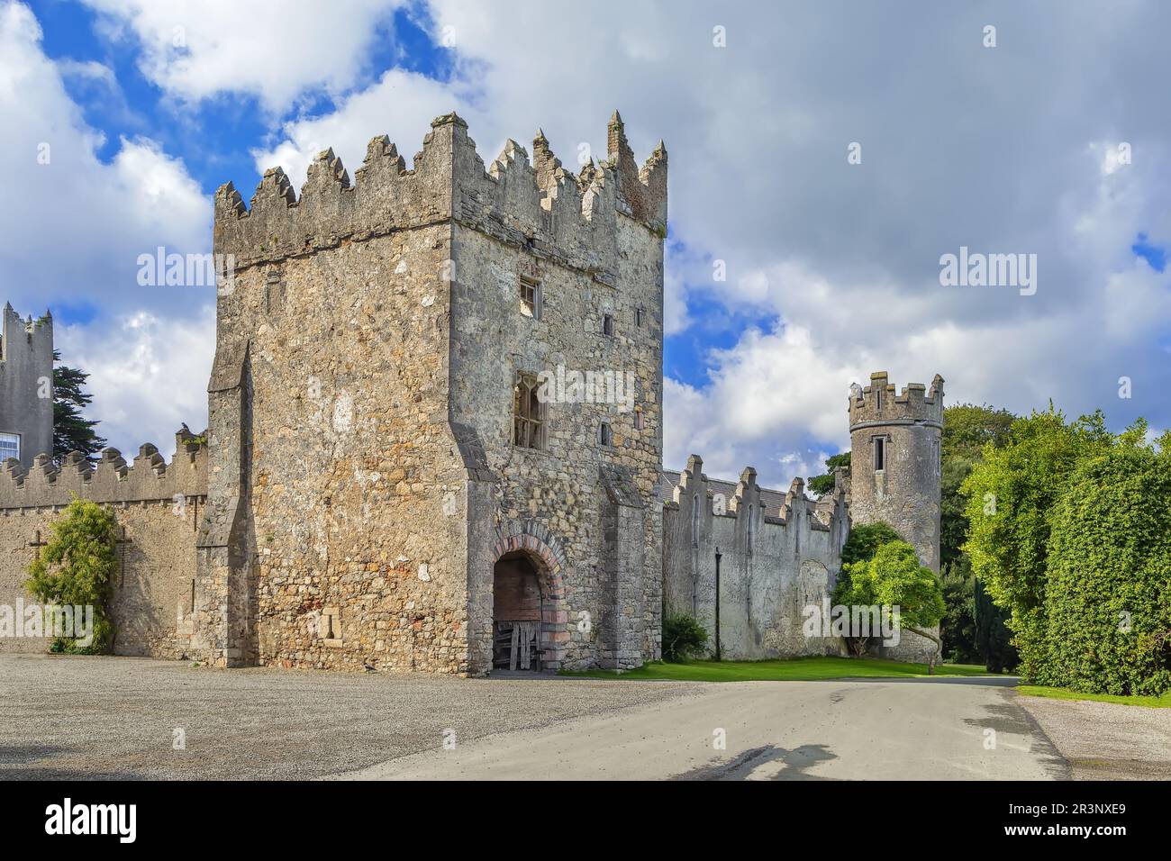 Château de Howth, Irlande Banque D'Images