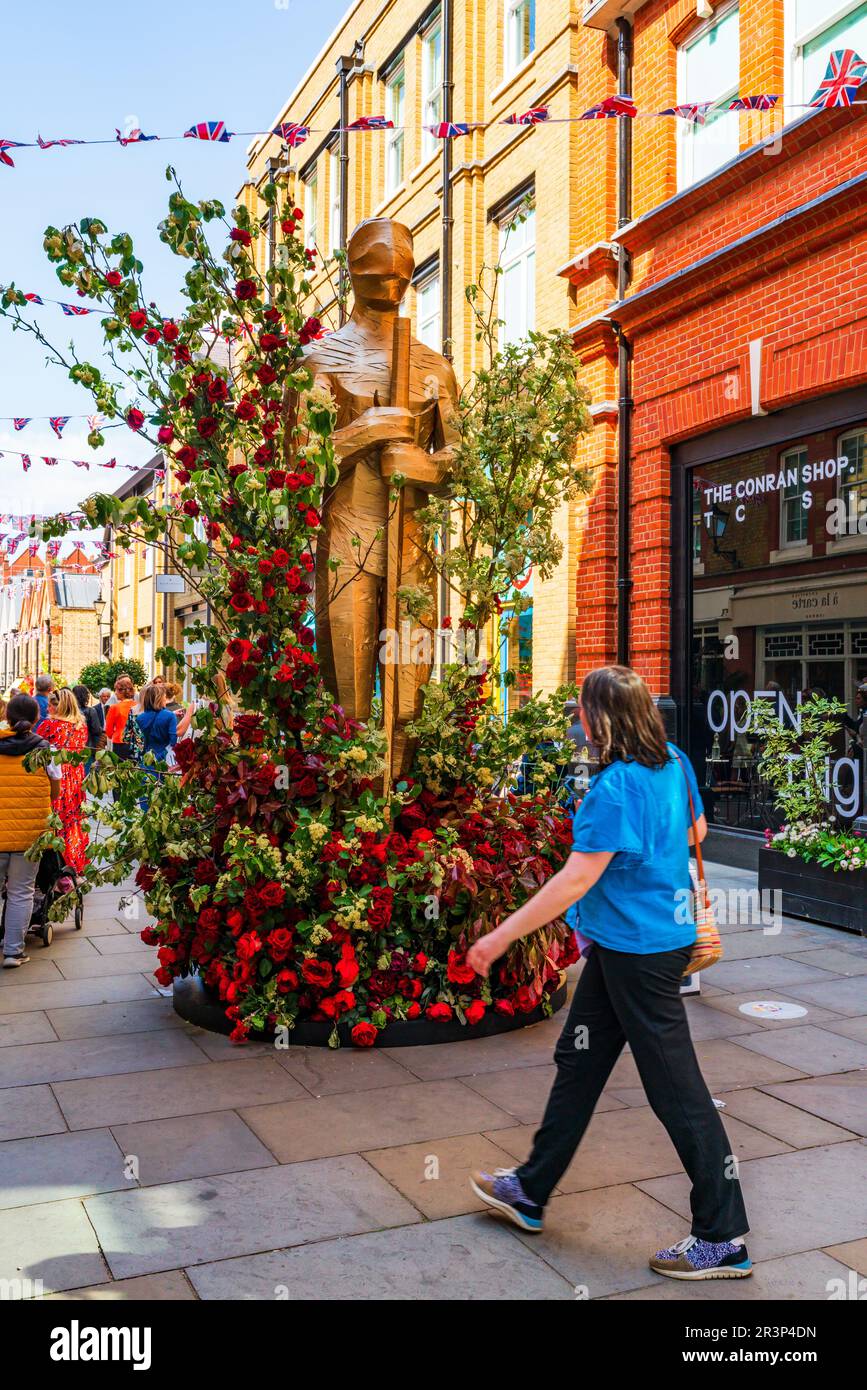 LONDRES, Royaume-Uni - 24 MAI 2023 : expositions florales spectaculaires pour le spectacle floral annuel de Chelsea in Bloom Banque D'Images