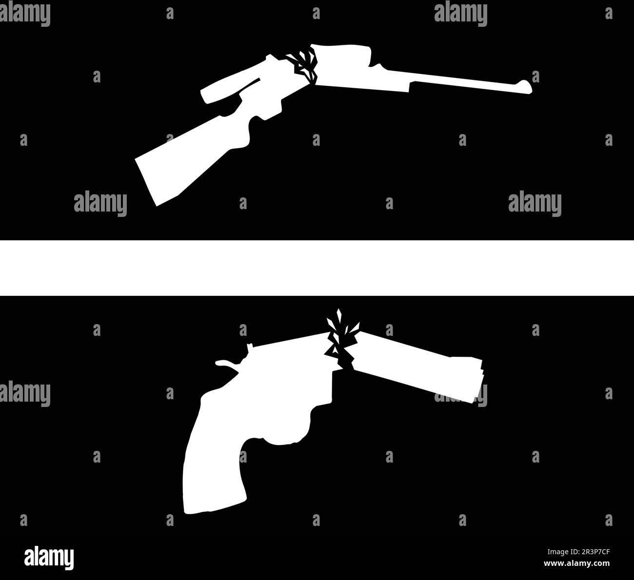 Arme logo et vecteur design armée danger noir Illustration de Vecteur