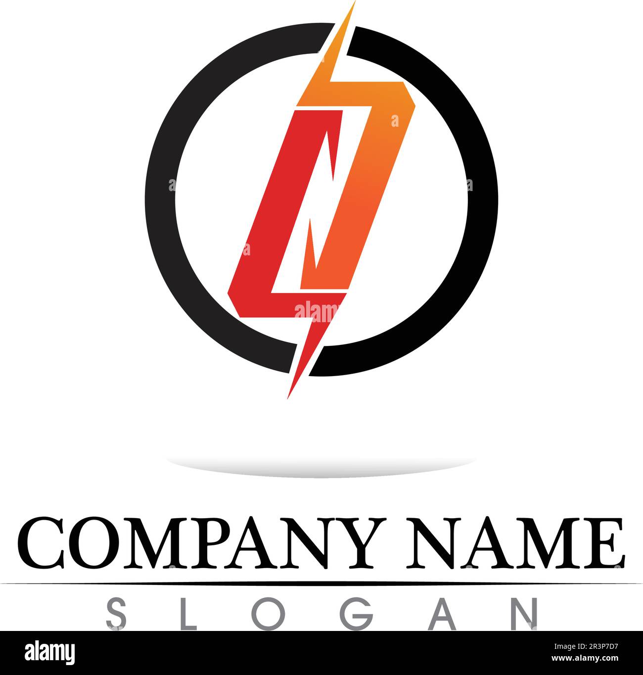 logo et symboles d'éclair vecteur électrique Image Vectorielle Stock ...