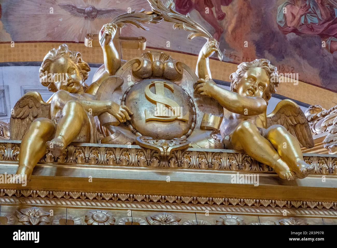 Napoleon tomb paris ceiling Banque de photographies et d’images à haute