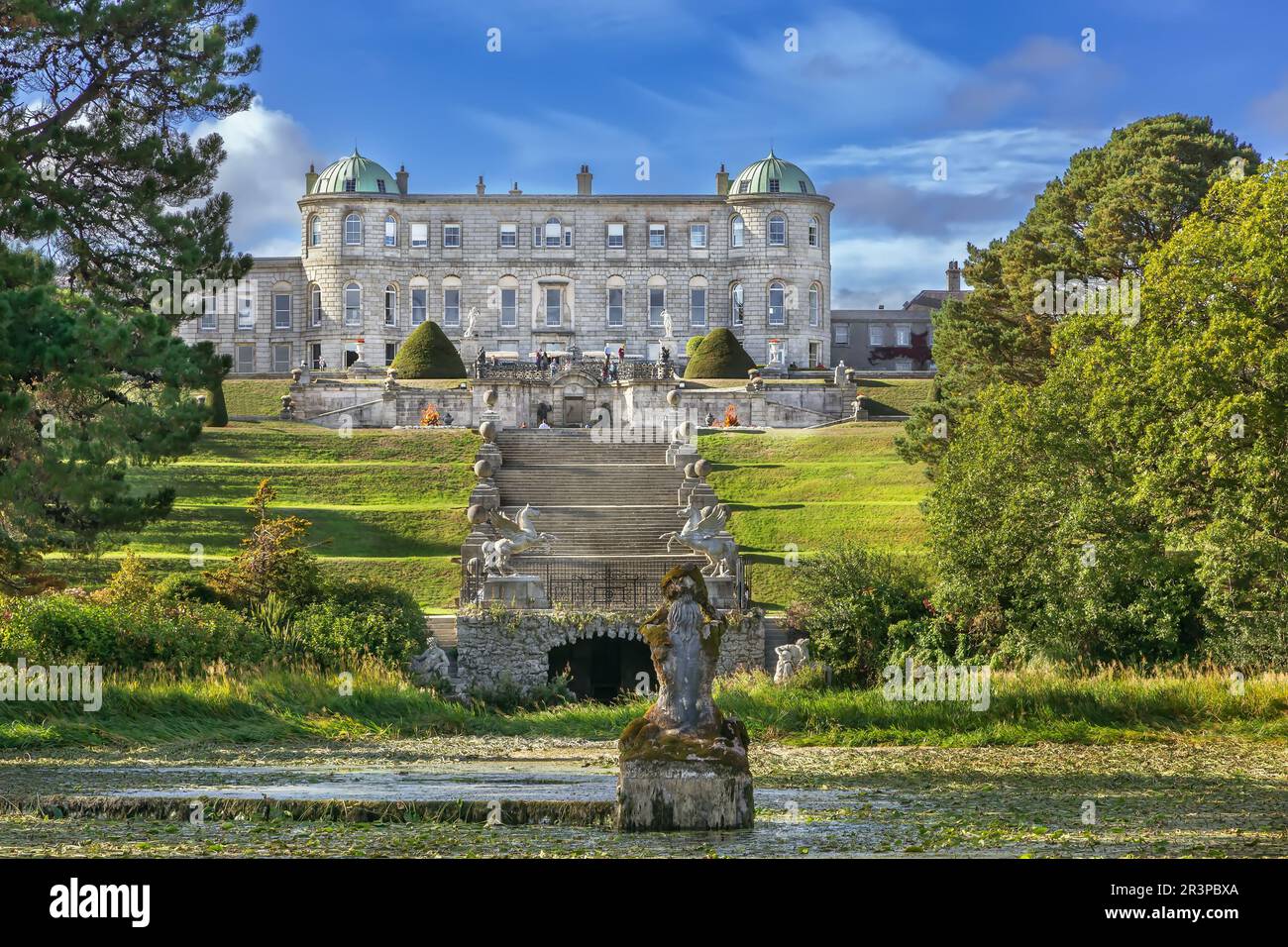 Powerscourt Estate, Irlande Banque D'Images