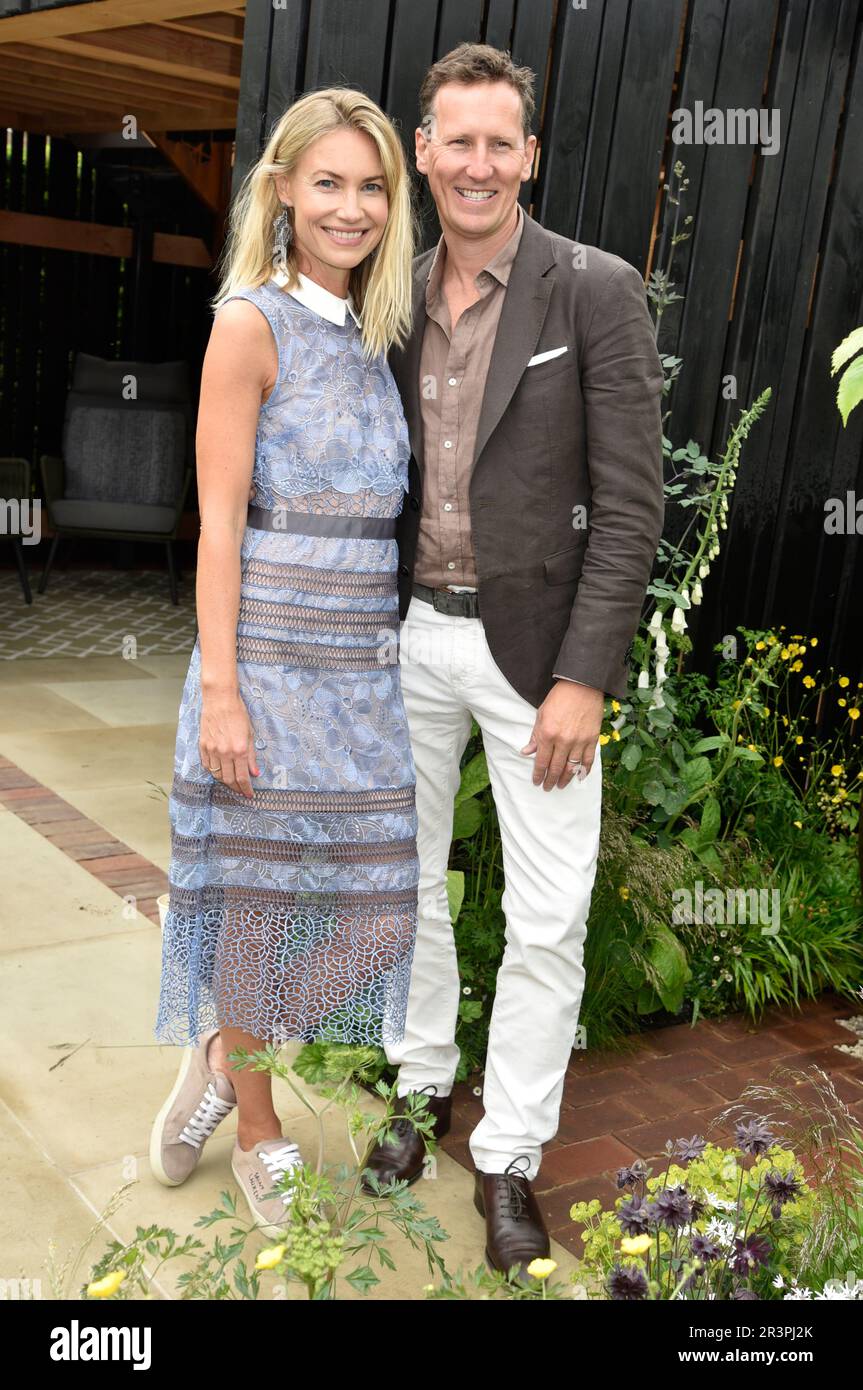 22 mai 2023. Londres, Royaume-Uni. Brendan Cole & Zoe Hobbs au RHS Chelsea Flower 2023, Londres. Sue Andrews/Alamy. Banque D'Images