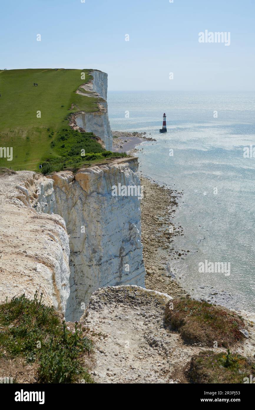 Vue sur les falaises de Beachy Head Banque D'Images