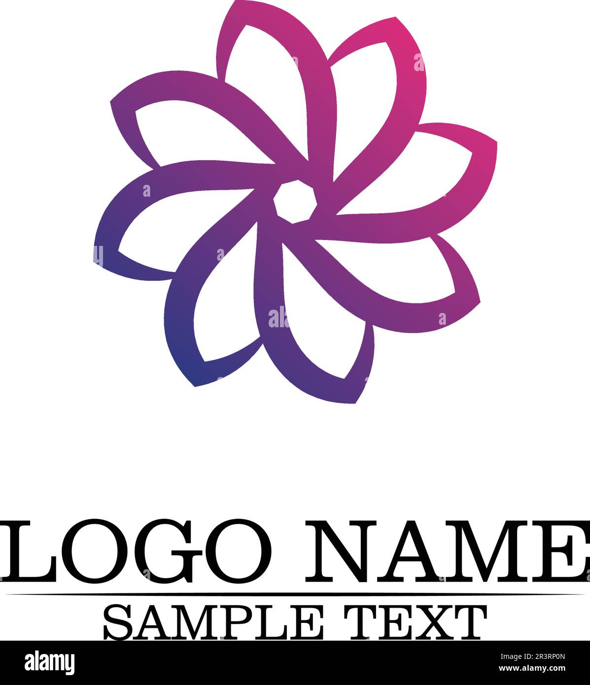 Vecteur - ensemble vectoriel de motifs floraux sur fond blanc Illustration de Vecteur