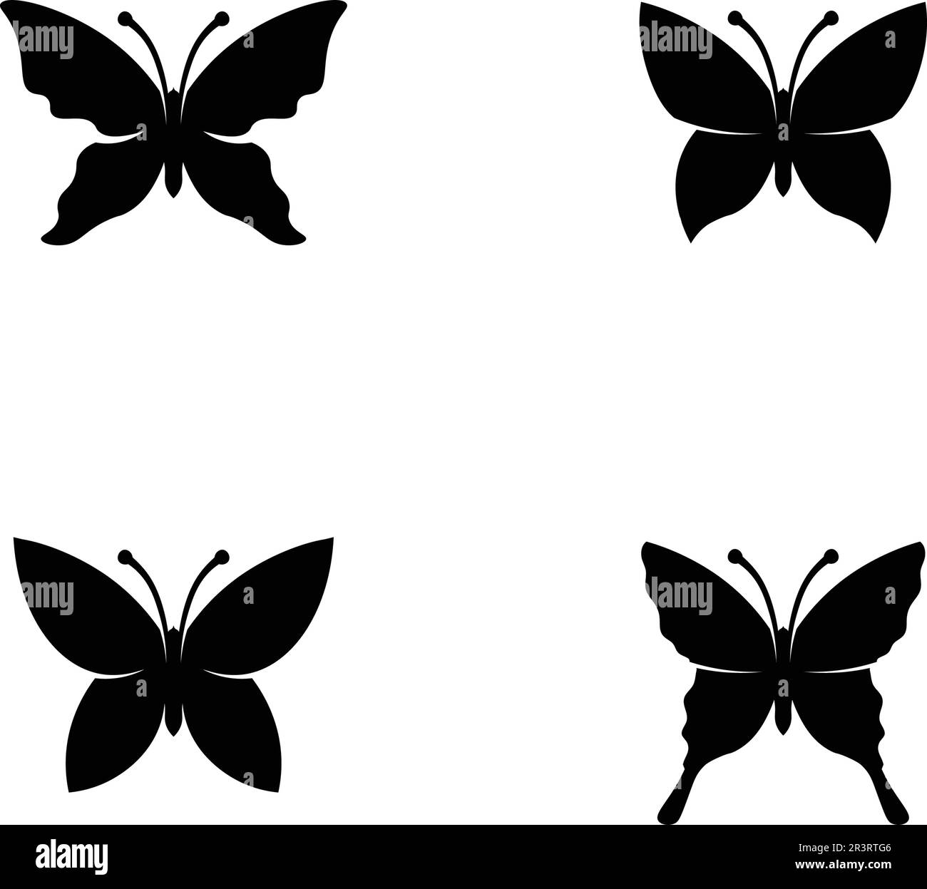Vecteur - papillon conceptuel simple, icône colorée. Logo. Illustration vectorielle Illustration de Vecteur