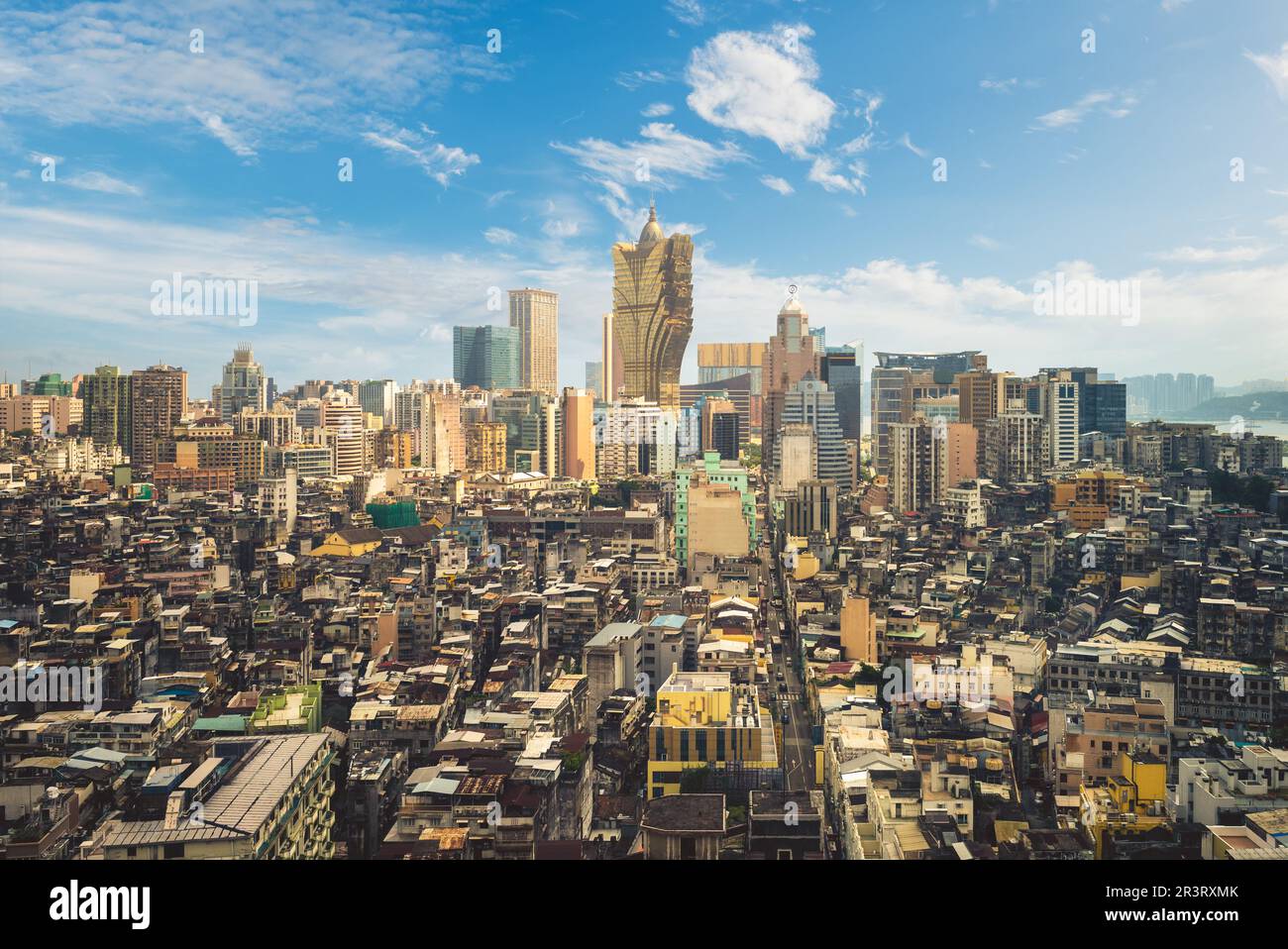 Paysage urbain de Macao, alias Macao, région administrative spéciale de chine Banque D'Images