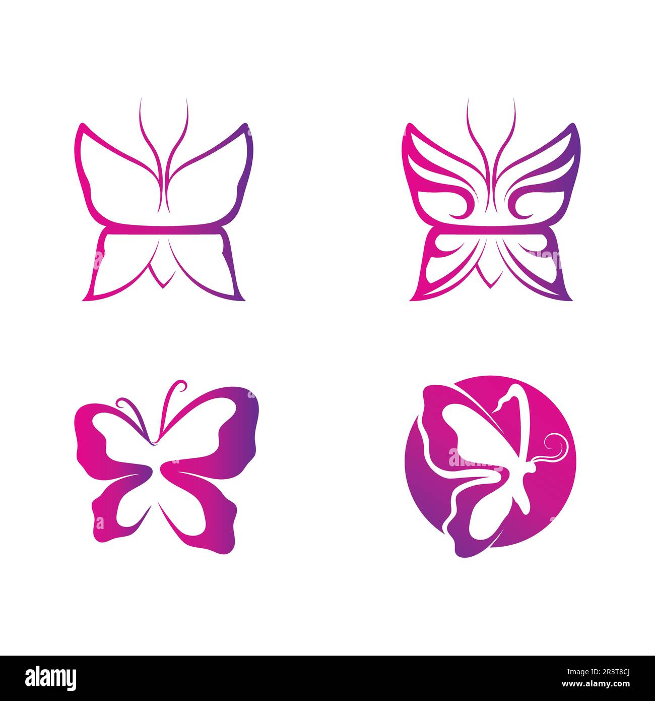 Papillon Beauté conception icône vecteur Illustration de Vecteur