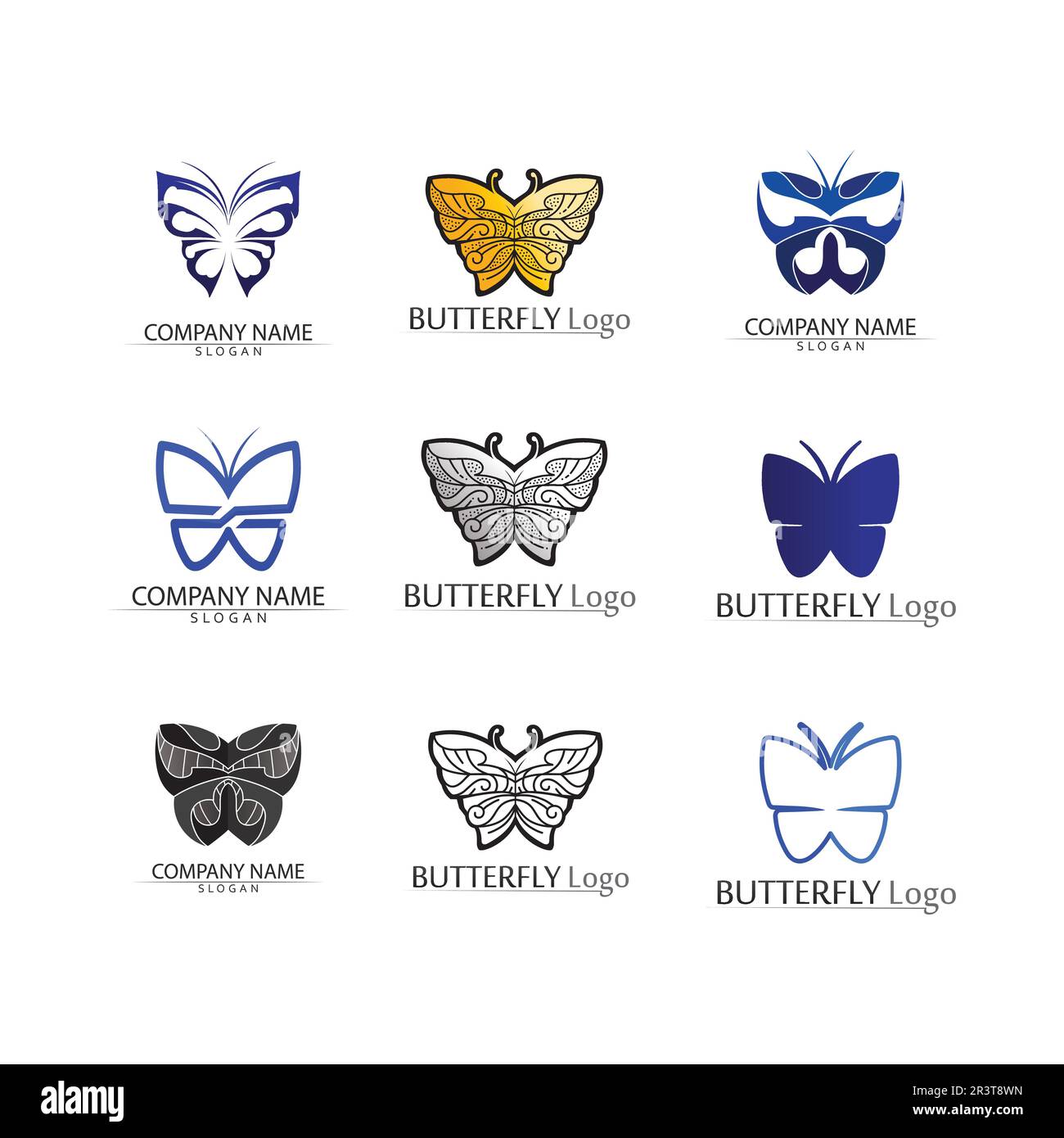 Papillon Beauté conception icône vecteur Illustration de Vecteur