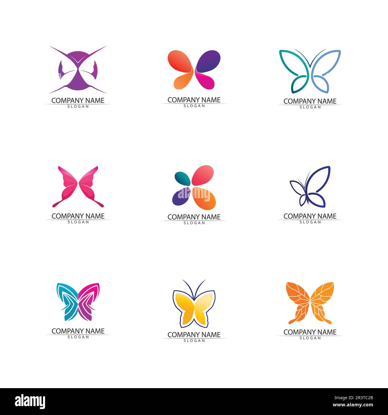 Papillon Beauté conception icône vecteur Illustration de Vecteur