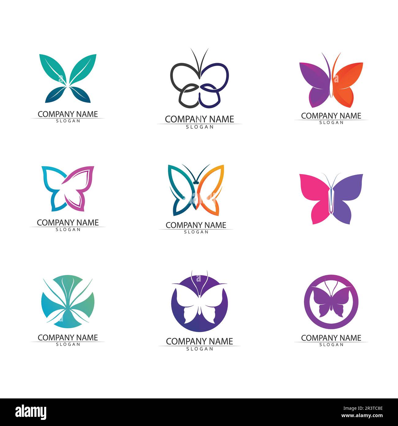 Papillon Beauté conception icône vecteur Illustration de Vecteur