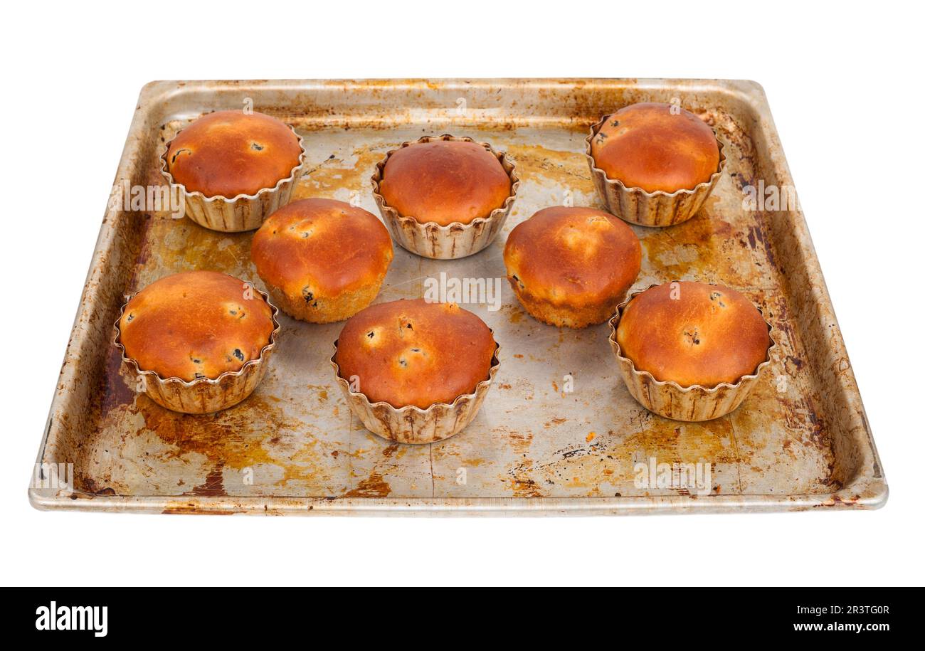 Biscuits façonnés sur une feuille Banque D'Images