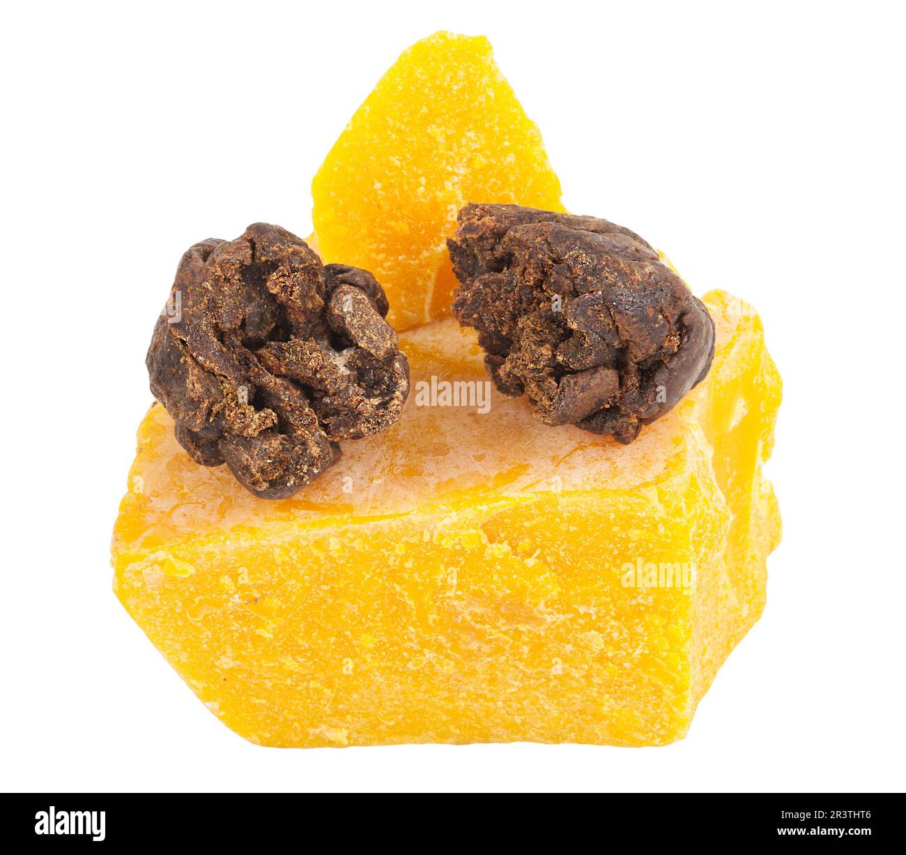 Propolis et cire d'abeille Banque D'Images