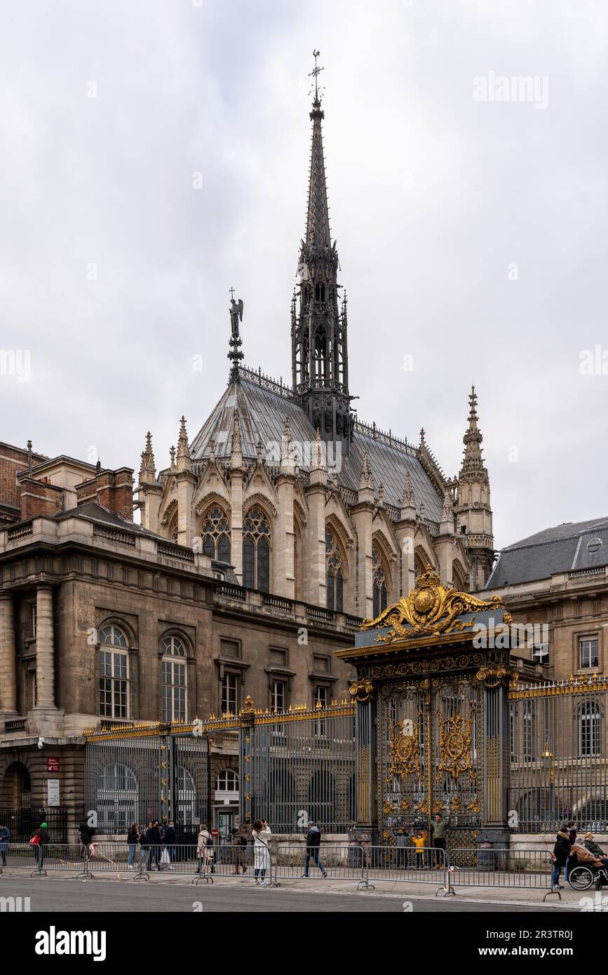 Sainte Chapelle, Paris, France Banque D'Images