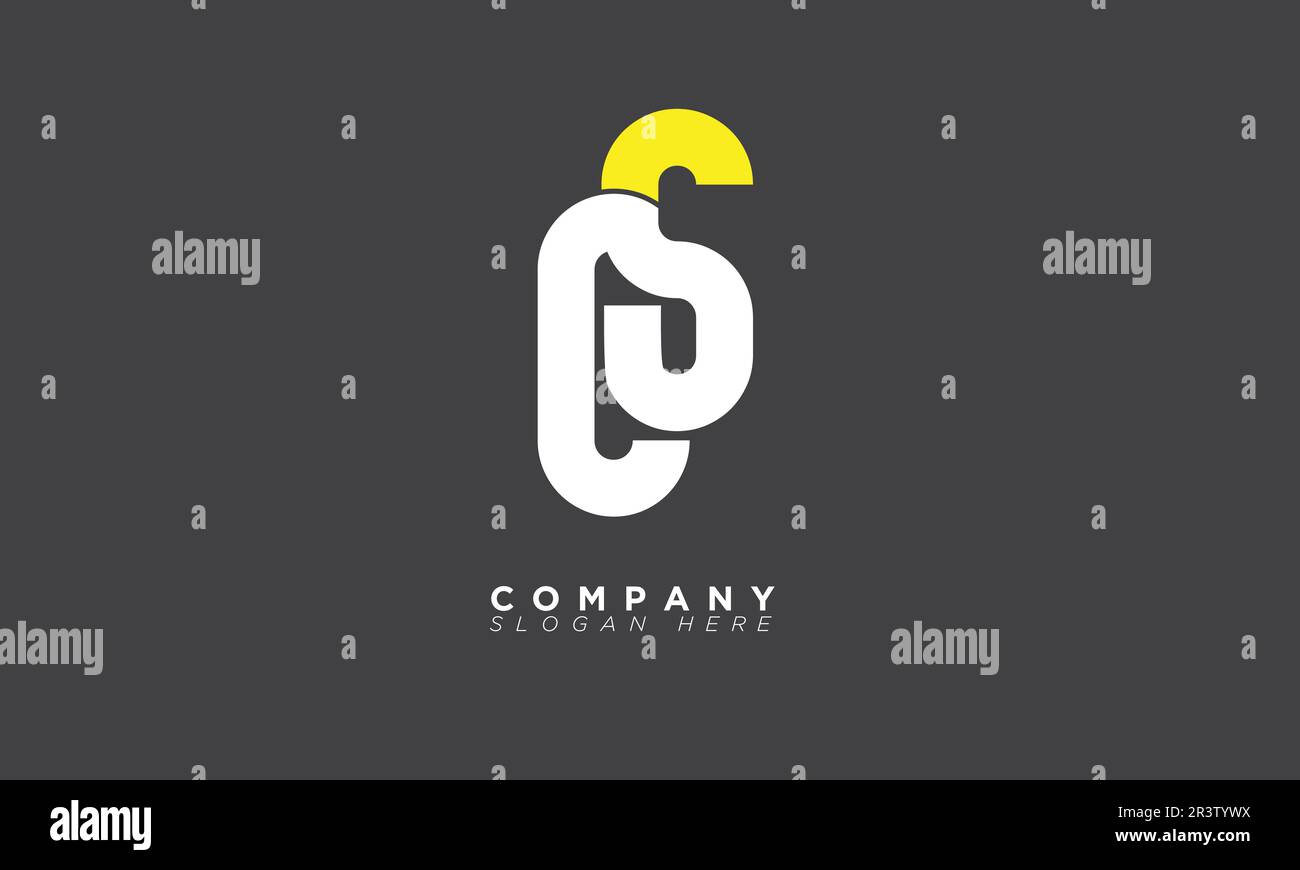 LETTRES MAJUSCULES initiales logo monogramme Illustration de Vecteur
