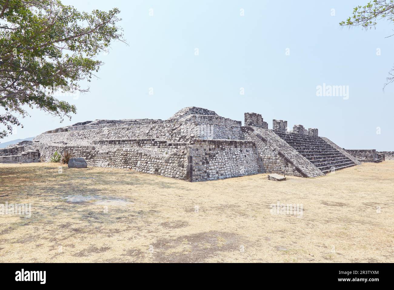 L'ancienne ville de Xochicalco, Morelos est un exemple rare d'une ville maya dans le centre du Mexique Banque D'Images