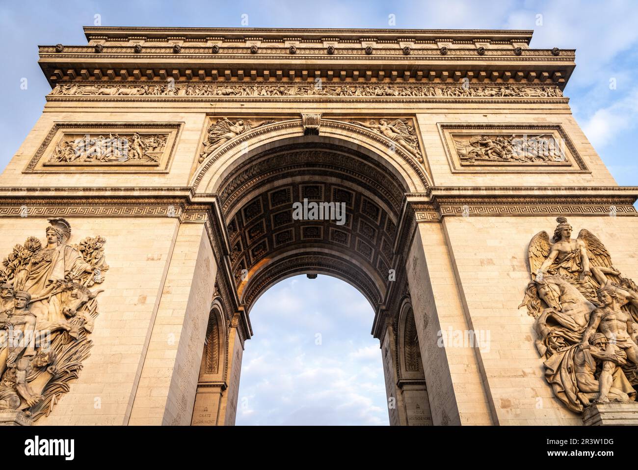 Arc de Triomphe, Arc de détail, Paris, Munich Banque D'Images