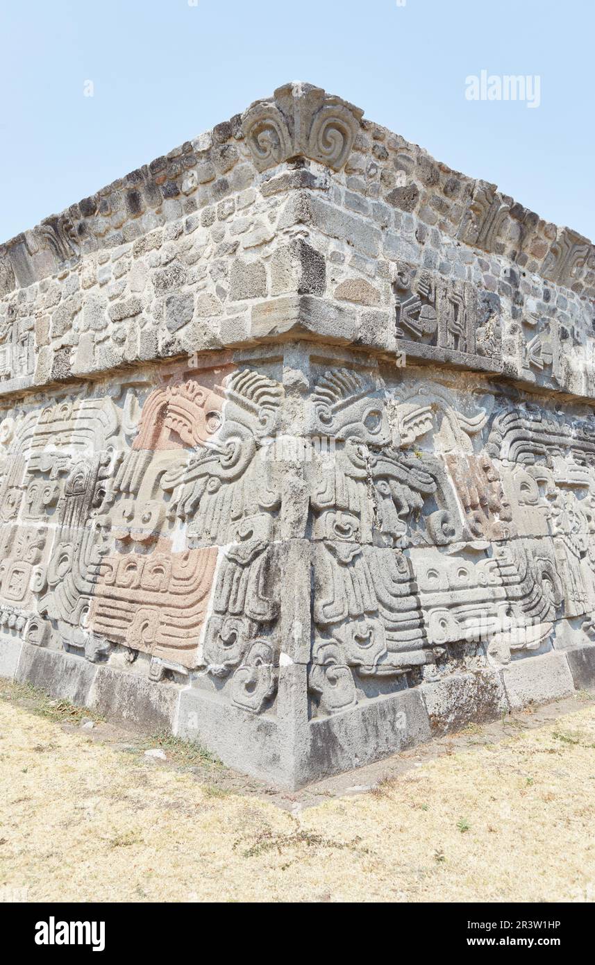 L'ancienne ville de Xochicalco, Morelos est un exemple rare d'une ville maya dans le centre du Mexique Banque D'Images
