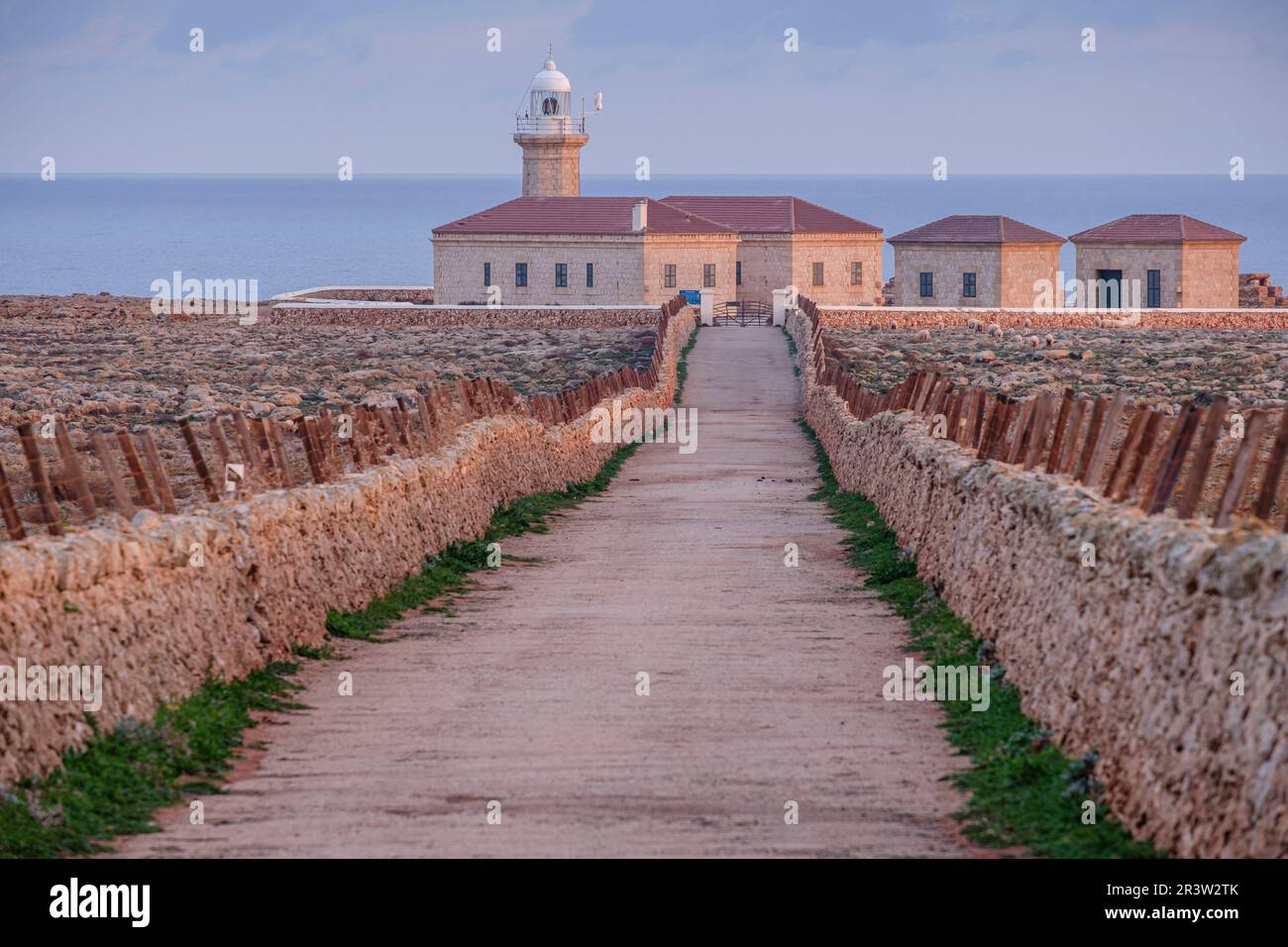 Phare de Punta Nati cape Banque D'Images