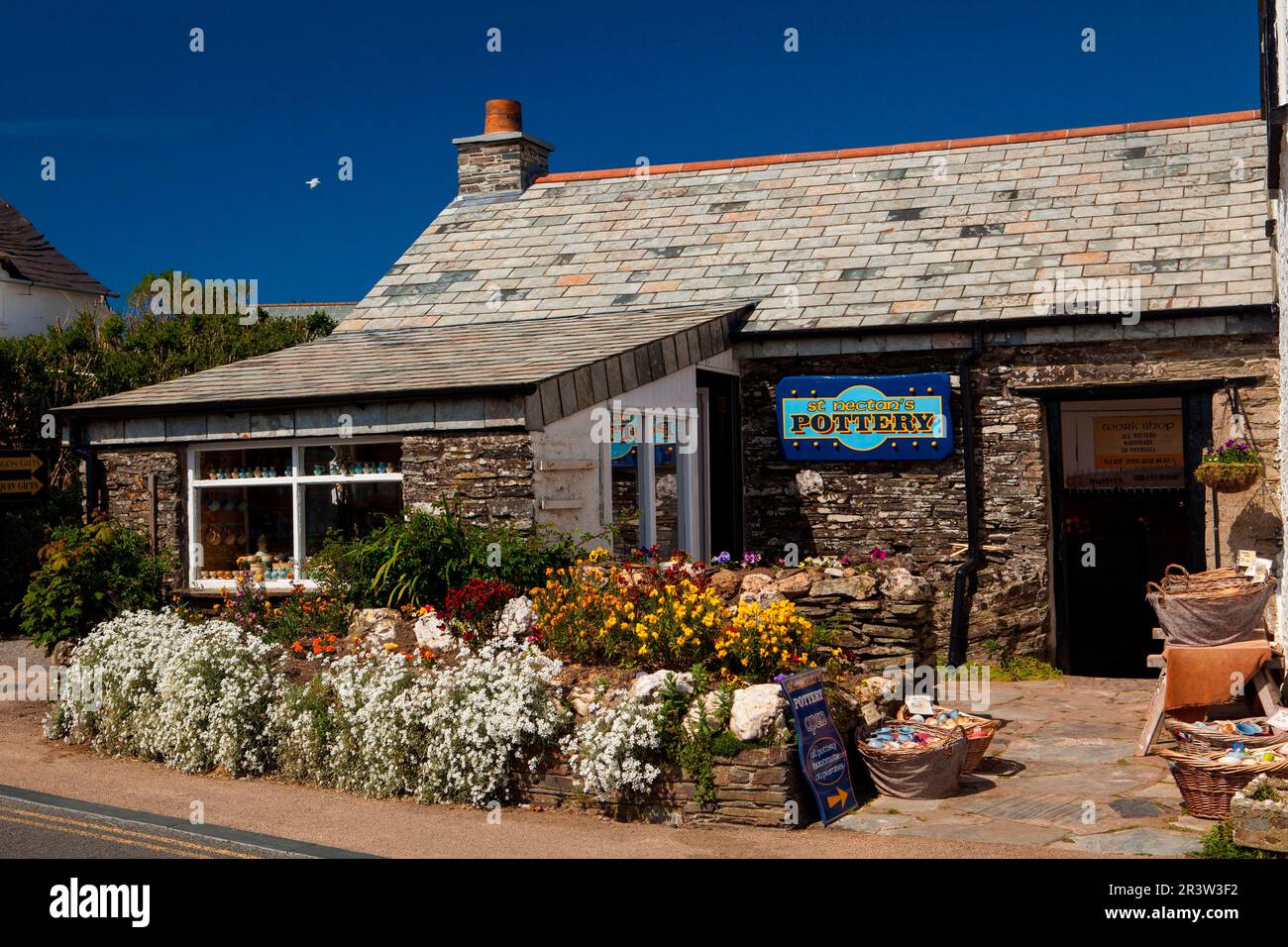Shop, Tintagel, Cornwall, Angleterre, Royaume-Uni Banque D'Images
