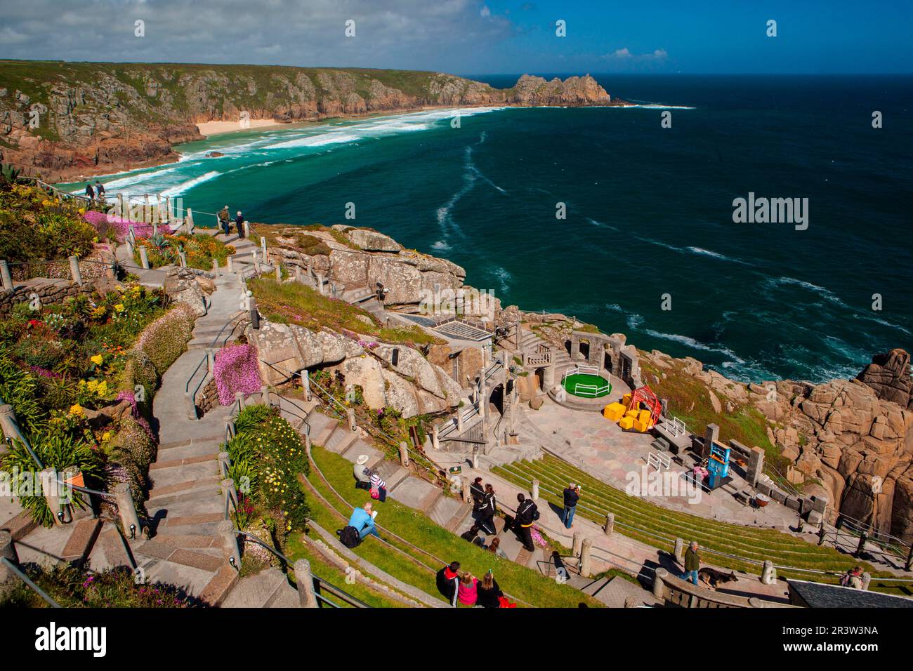 Porthcurno Minack Theatre, Cornwall, Angleterre, Royaume-Uni, Banque D'Images