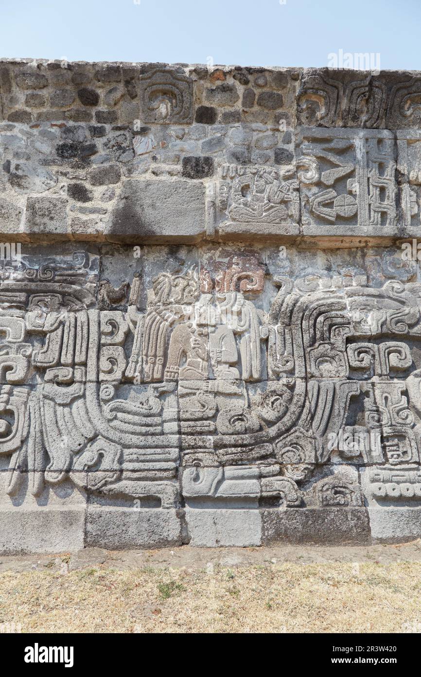 L'ancienne ville de Xochicalco, Morelos est un exemple rare d'une ville maya dans le centre du Mexique Banque D'Images